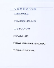 vorsorge