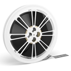 Fototapeta premium 3d blank film reel