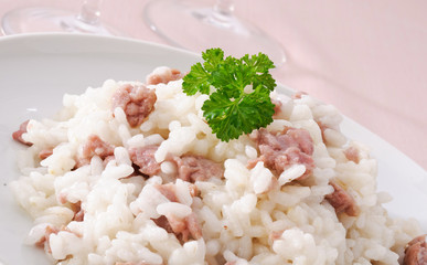 Riso con salsiccia