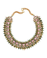 traditional gold enamel jewelry, Rajasthan, India