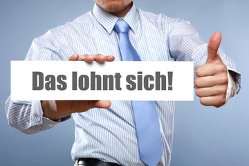Das lohnt sich!