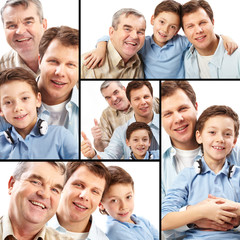 Fototapeta premium Generation of men
