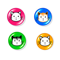 Cat icon set
