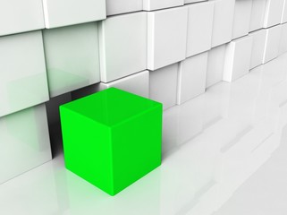 Symbol of individualism and difference, business leader