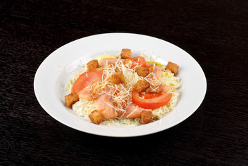 smoked salmon filet salad