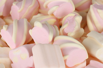 Marshmallows close-up