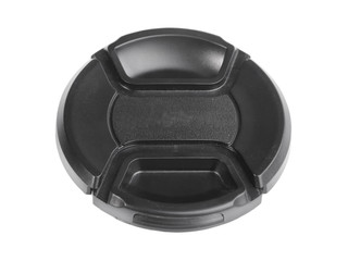 Black camera lens cover