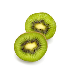 Fototapeta na wymiar Kiwi Fruit Isolated on white background