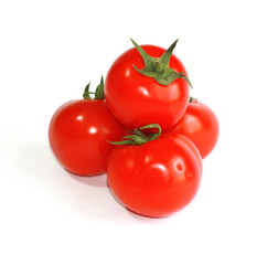 Red Tomatoes isolated
