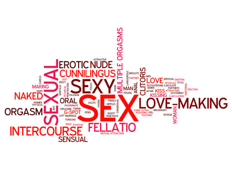 "SEX" Tag Cloud (love making sexual intercourse sexy sensual)
