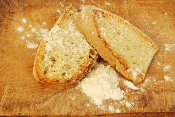 Slices of homemade bread 011