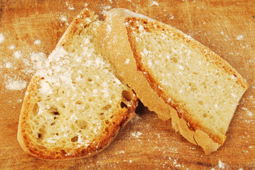 Slices of homemade bread 008