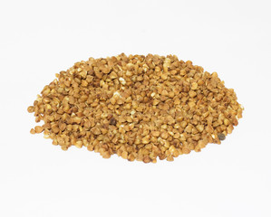 buckwheat on isolated background