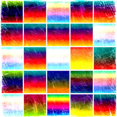 grunge colorful squares