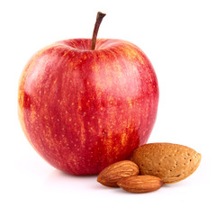 Apple with almonds