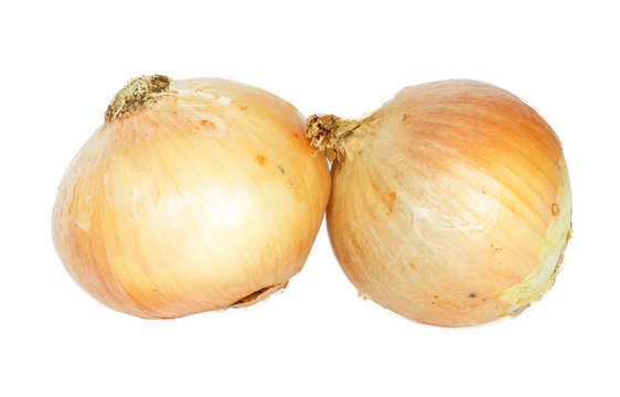 pair of onions /w clipping path