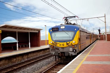 Papier peint Afrique du Sud train et gare ferroviaire en afrique du sud