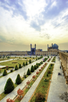 Naqsh-e Jahan Square in Isfahan, Iran