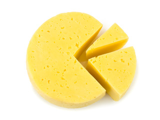 Slices of cheese lika a circle diagram