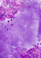 Aged Vintage Paper with Ornament