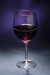 Red Wine in front of beautiful background