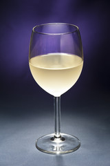 White Wine in front of beautiful background