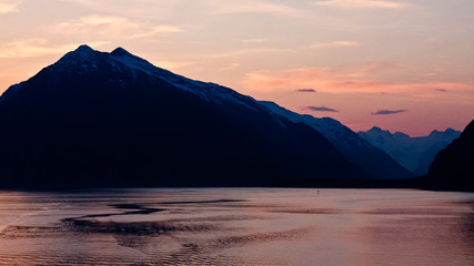 Inside Passage Sunset