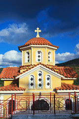 Fototapeta premium Kapelle in den Bergen von Kreta/Griechenland