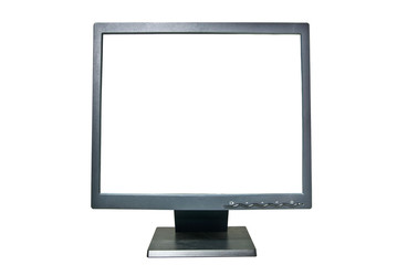 LCD monitor with clipping path