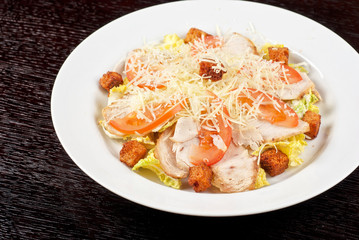 chicken meat filet salad
