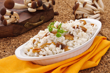 Risotto con i funghi