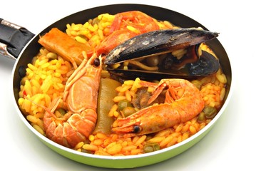 Paella de marisco