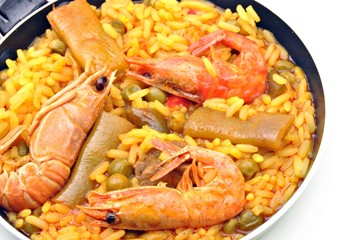 Paella de marisco