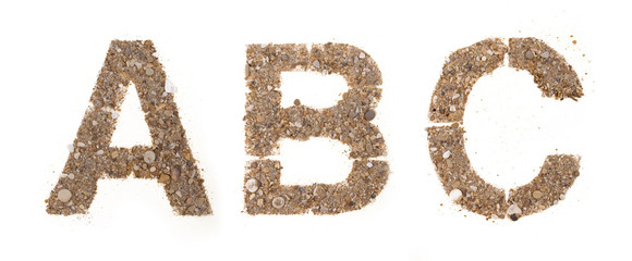 stones and sands letters