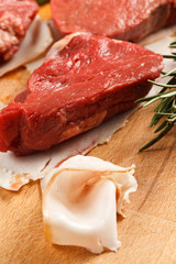 Lard and meat
