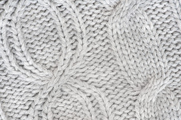 Knitted wool background