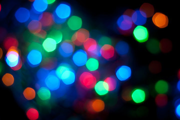 multicolored bokeh