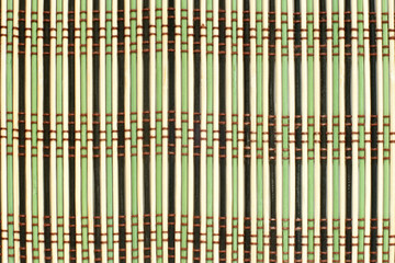 Pattern  of bamboo placemat