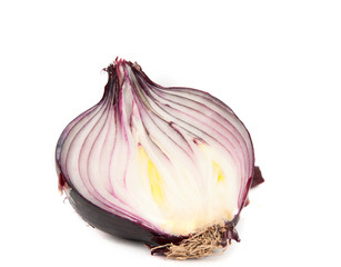 Red Onion isolated