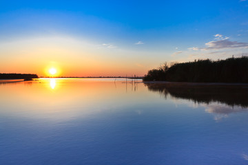 sunrise in the Danube Delta