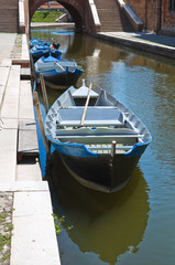 Obraz premium View of Comacchio. Emilia-Romagna. Italy.