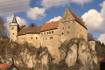 Fototapeta na wymiar Burg Wiesentfels