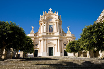 Fototapeta na wymiar Saint John Church, Modica, Sycylia
