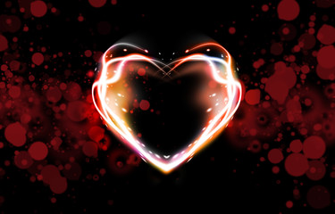 abstract background of heart