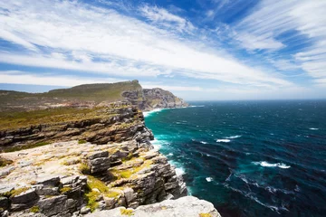 Outdoor kussens landscape of cape of good hope, south africa © michaeljung