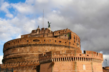 Fototapeta na wymiar Castel Sant'angelo Rome, Italy.