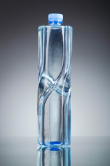 Water bottles as healthy drink concept