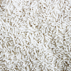 close up of white rice cereal food