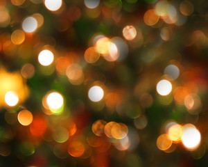 Fototapeta na wymiar blurred christmas light for background