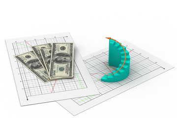 Fototapeta premium Business chart